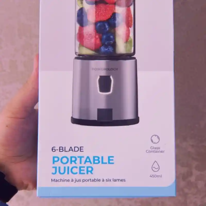 شیکر پاورولوجی مدل شارژی کد 126W Portable گنجایش 0.45 لیتر