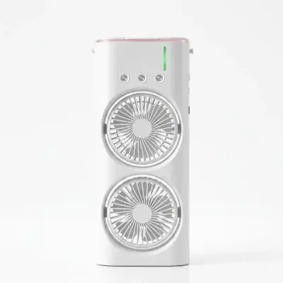 پنکه رو میزی مه پاش دوقلو مدل double Spray Fan‎