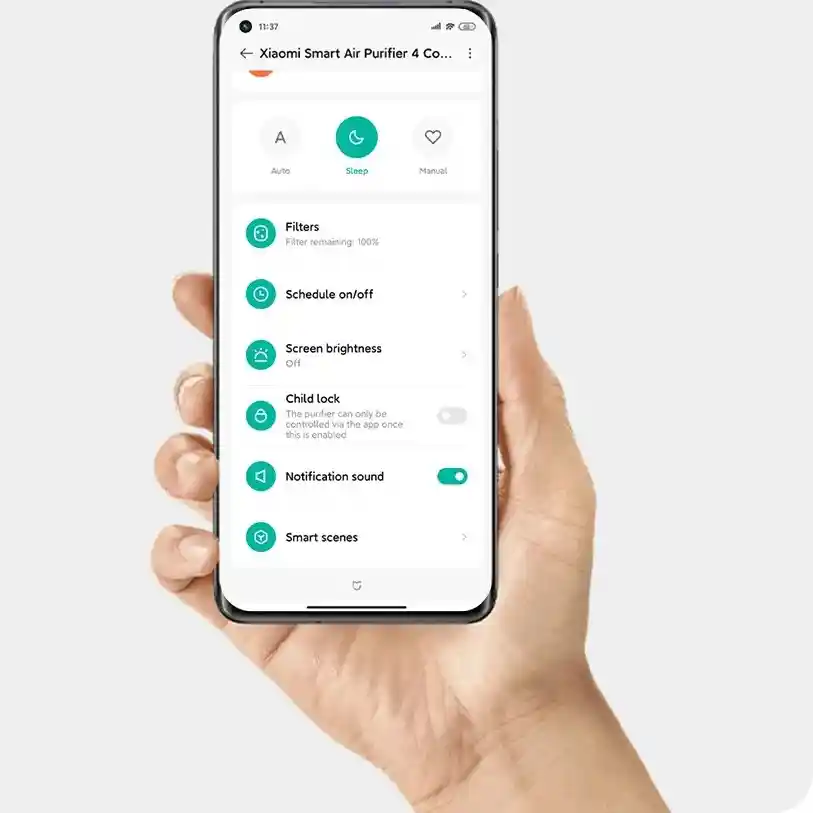 فیلتر تصفیه هوا شیائومی مدل Xiaomi Smart Air Purifier 4 Compact Filter AFEP7TFM01