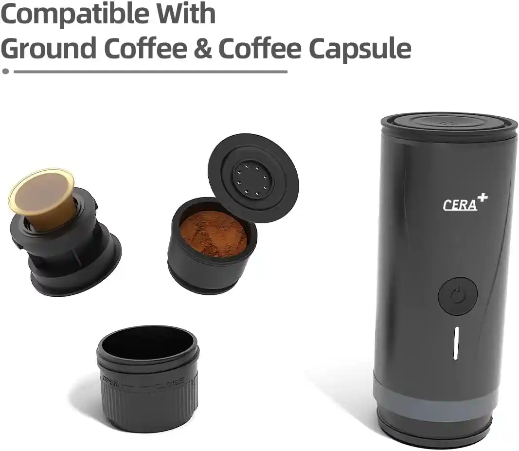 دستگاه اسپرسو ساز برقی قابل حمل مدل CERA+ pcm03