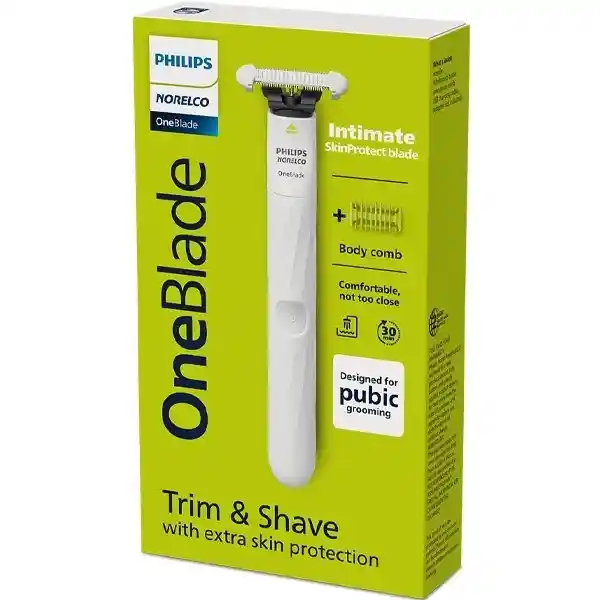 ماشین اصلاح نواحی حساس فیلیپس وان‌بلید مدل OneBlade Intimate QP1924