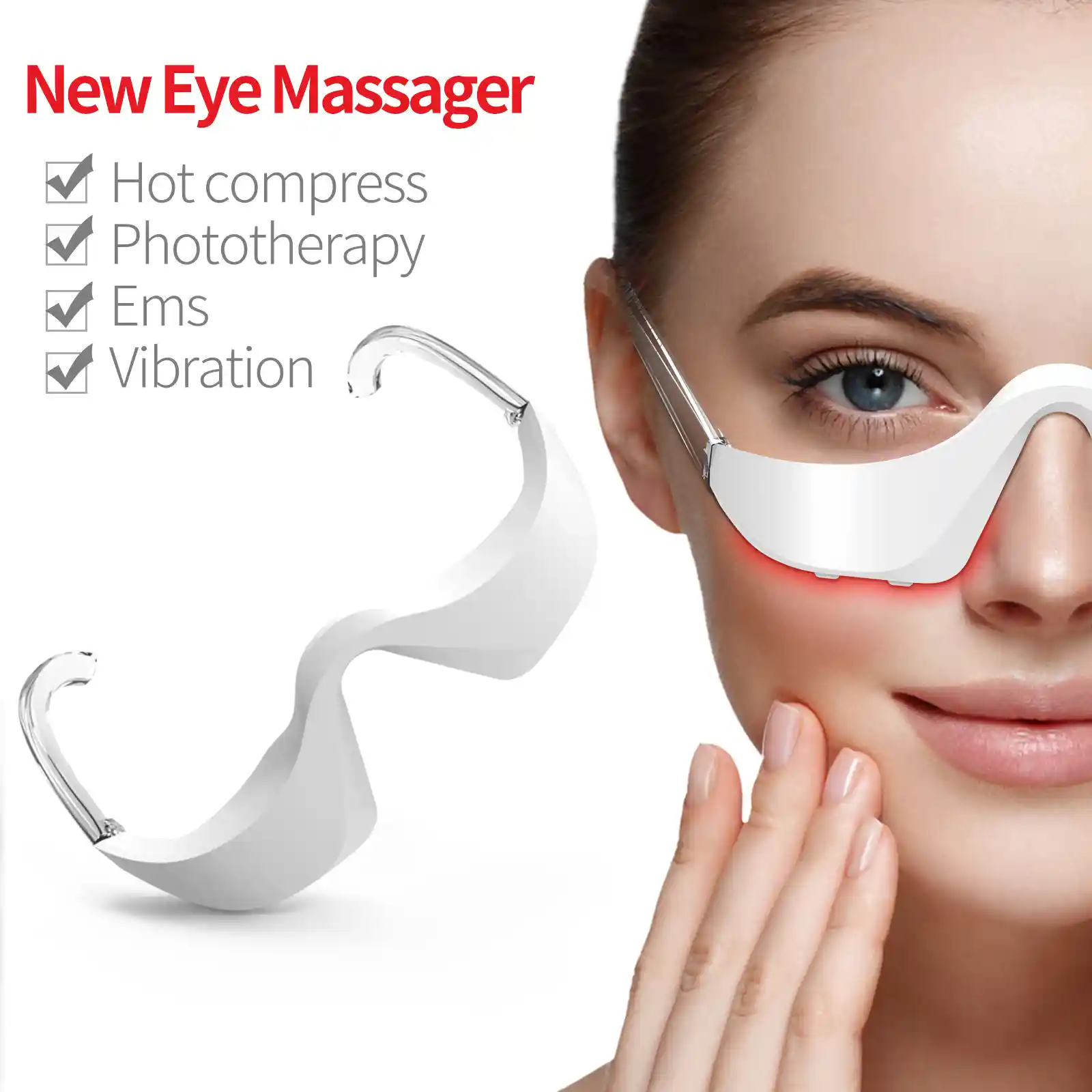 دستگاه ماساژور چشم گرمایشی و ویبره‌ای