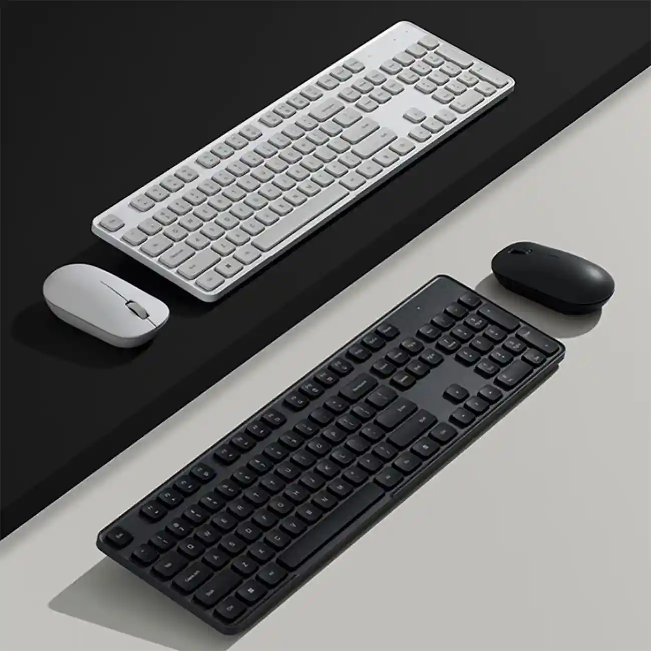 ست کیبورد و ماوس بیسیم شیائومی مدل Xiaomi Wireless Keyboard and Mouse Combo 3 WXJS03YM گلوبال